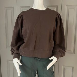 Puff-Sleeved, cotton Sweatshirt by “A New Day”, women’s size M